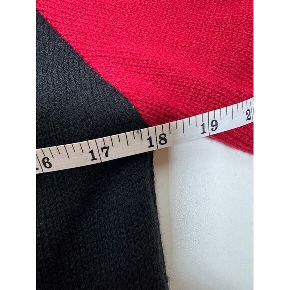 Ugly Christmas Sweater Sz L Black Red Green Ho Ho Ho I’m In Love With Derek - Picture 6 of 9